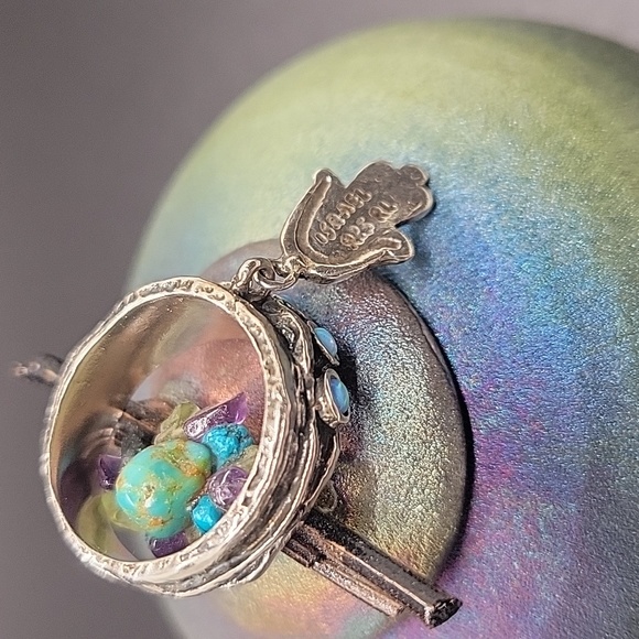 Or Paz Hamsa opal ring - Picture 3 of 7